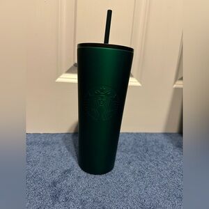 Starbucks Green Tumbler with Straw